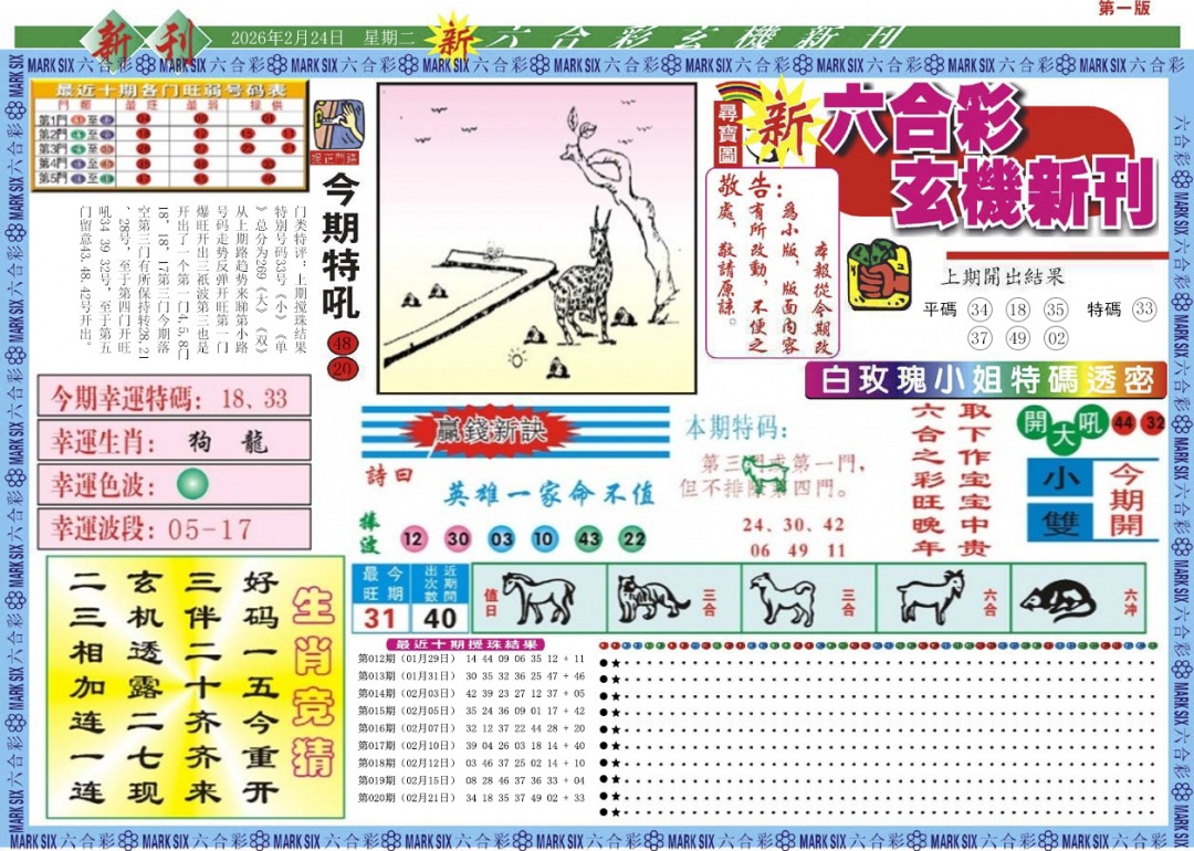 021期新六合彩特码新刊A[图]