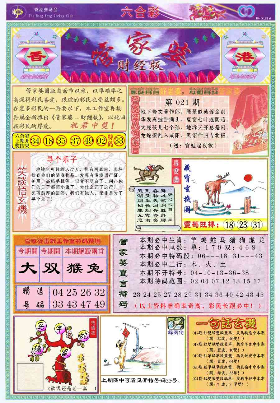 021期管家婆财经版[图]