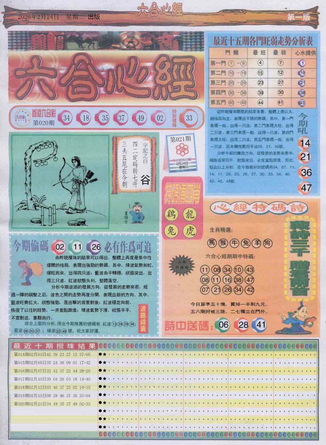 021期六合心经A[图]