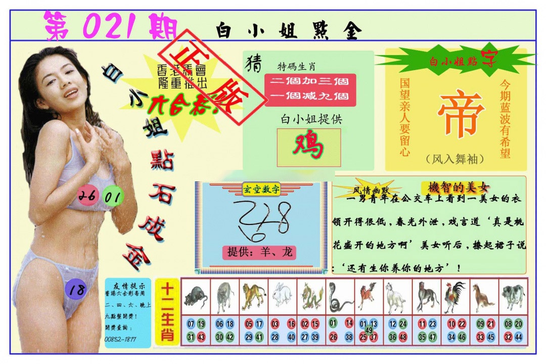 021期白小姐点金[图]