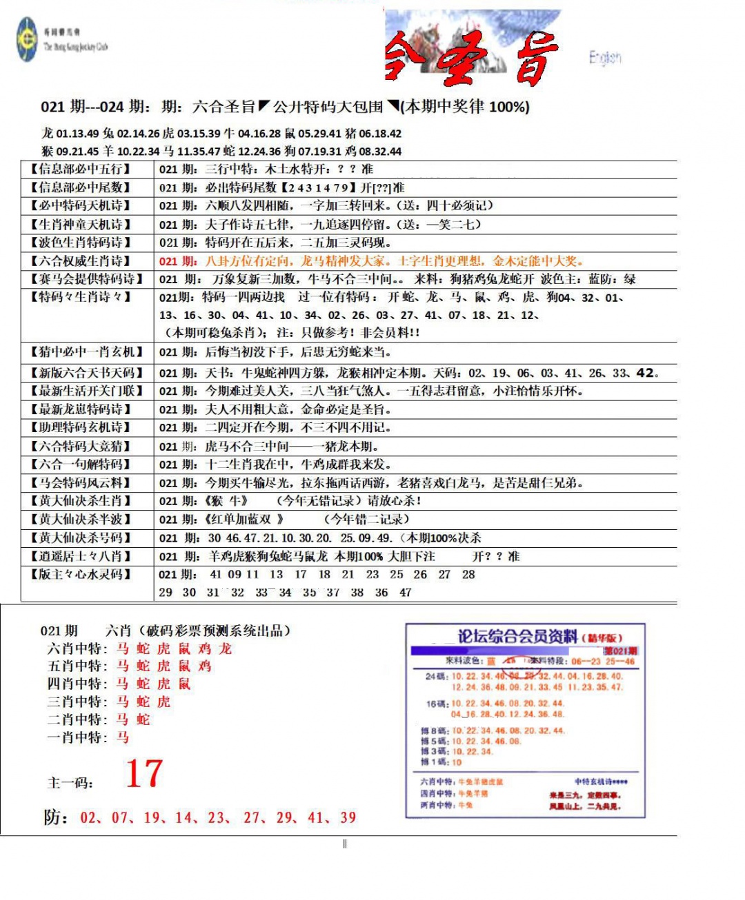 021期六合圣旨[图]