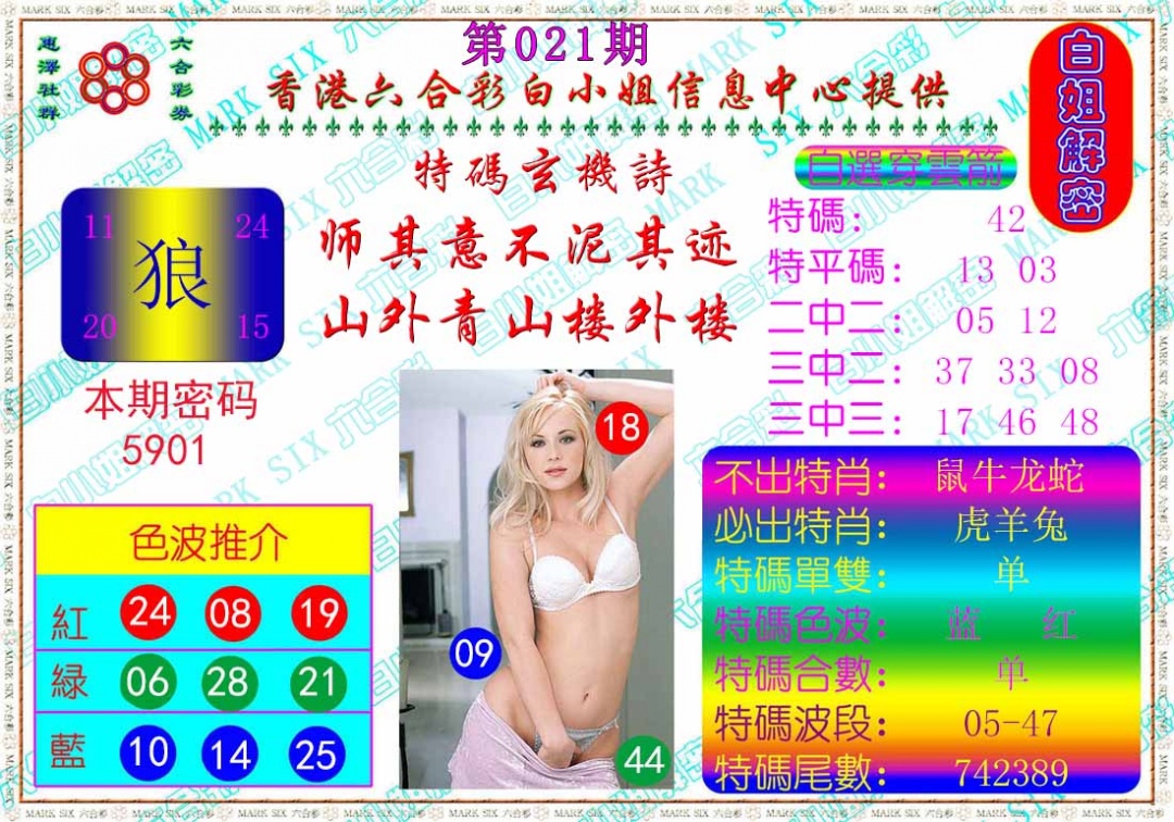 021期白姐解密[图]