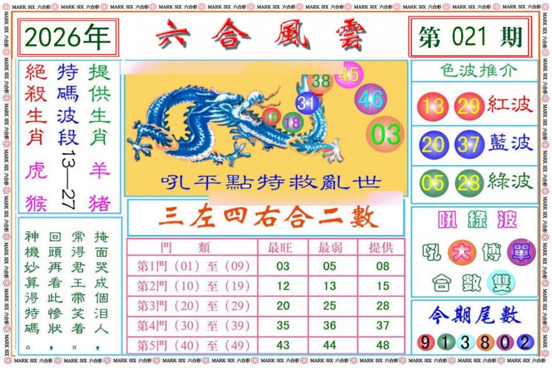 021期六合风云[图]