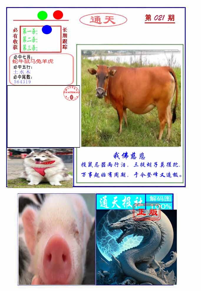 021期通天杀波图2[图]