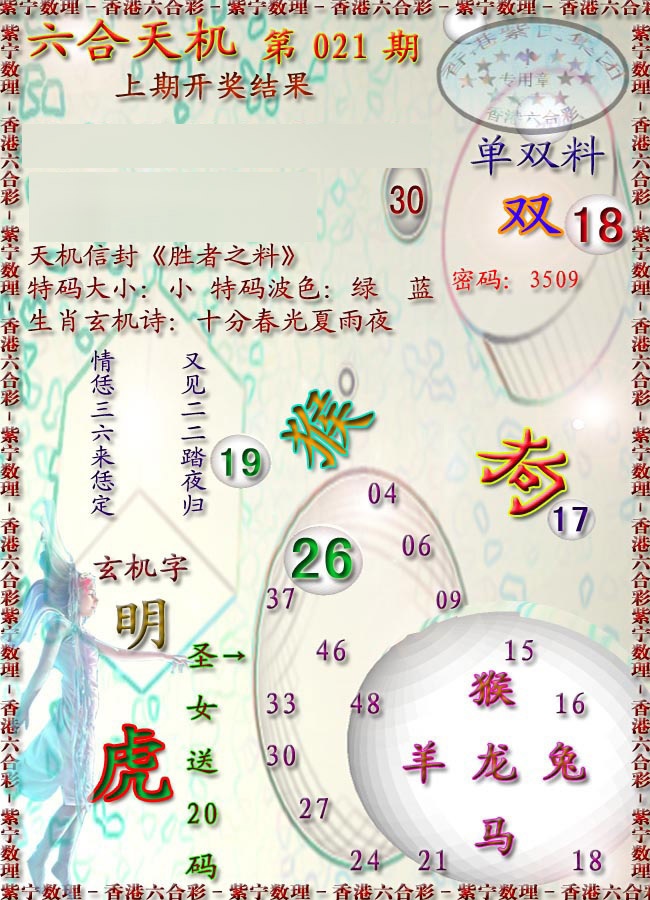 021期天机报[图]