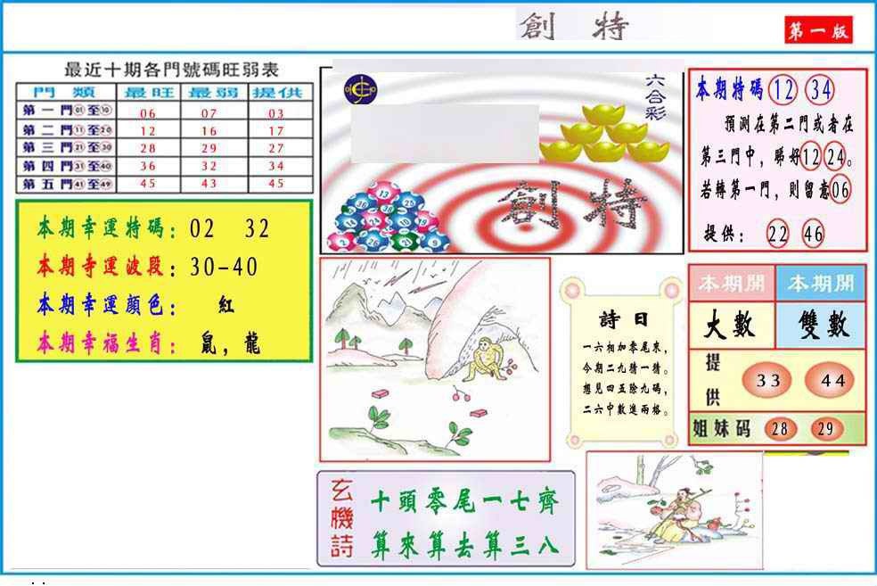 021期马经创特A(新图推荐)[图]