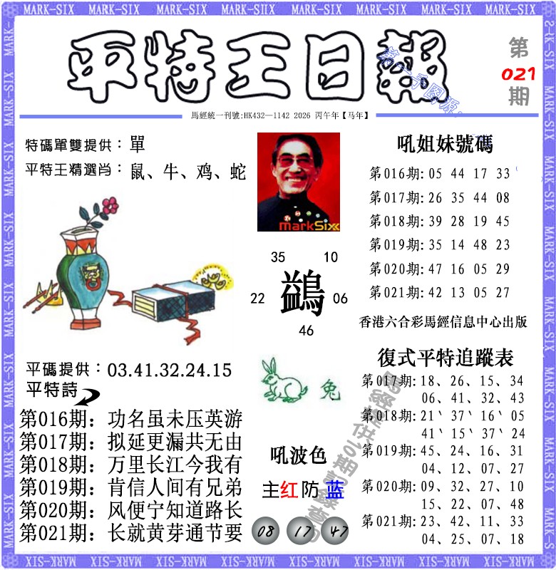021期平特王日报（荐）[图]